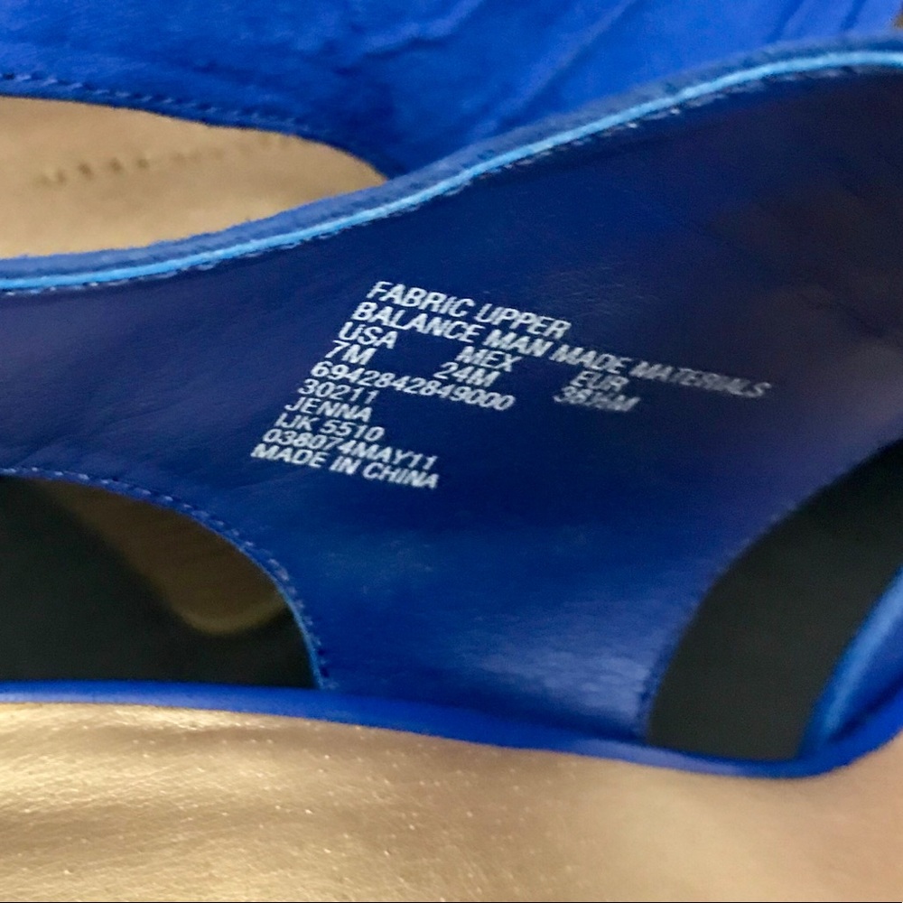 Attention,Cobalt blue sandals. - Picture 8 of 8